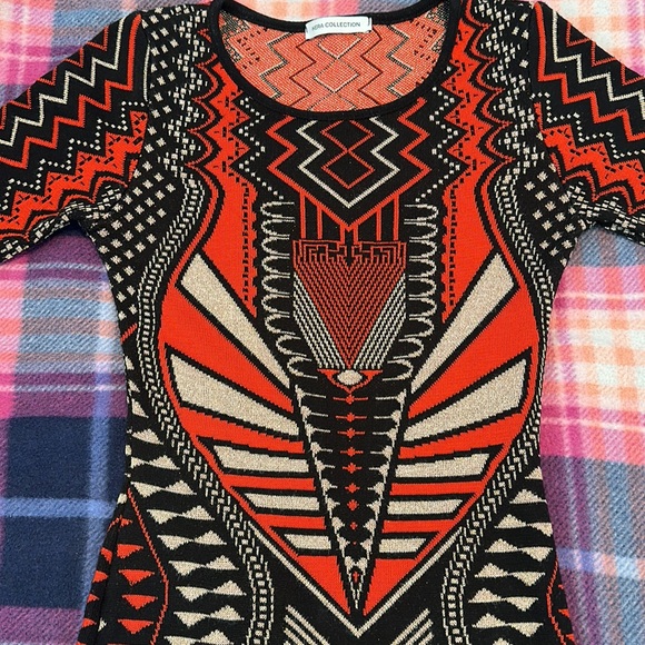 Multi color, tight fit, dress - Picture 2 of 3